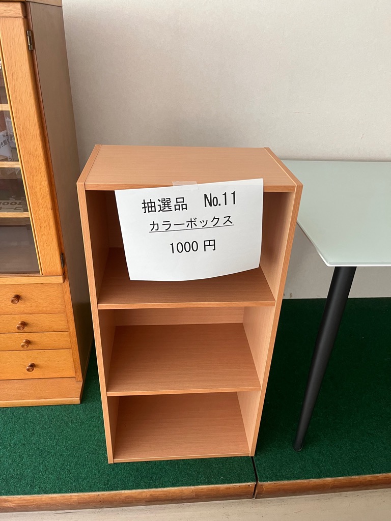 作業テーブルの写真