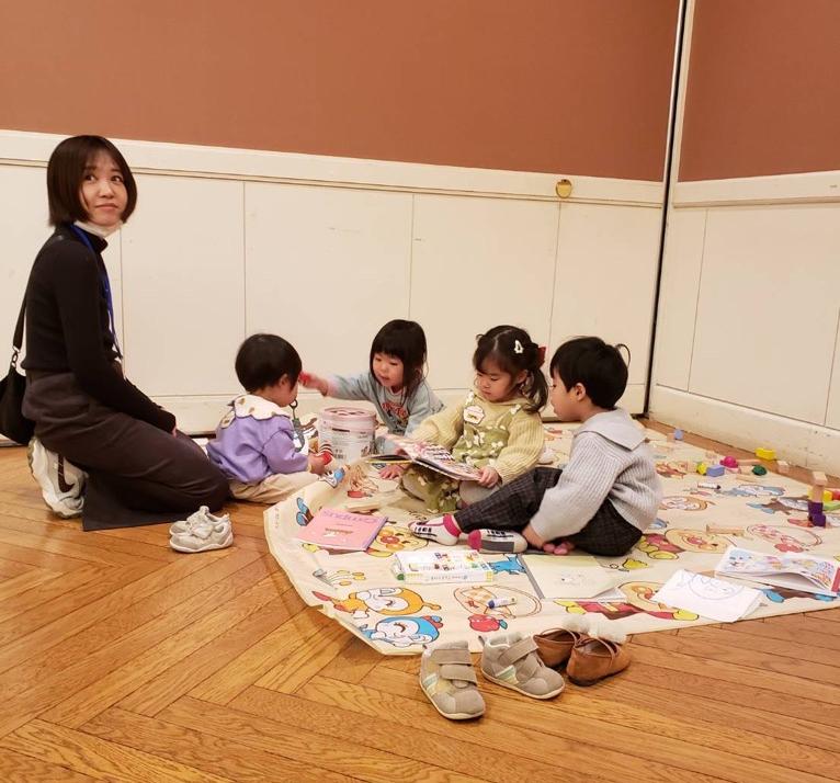 キッズスペースで遊んでいる様子