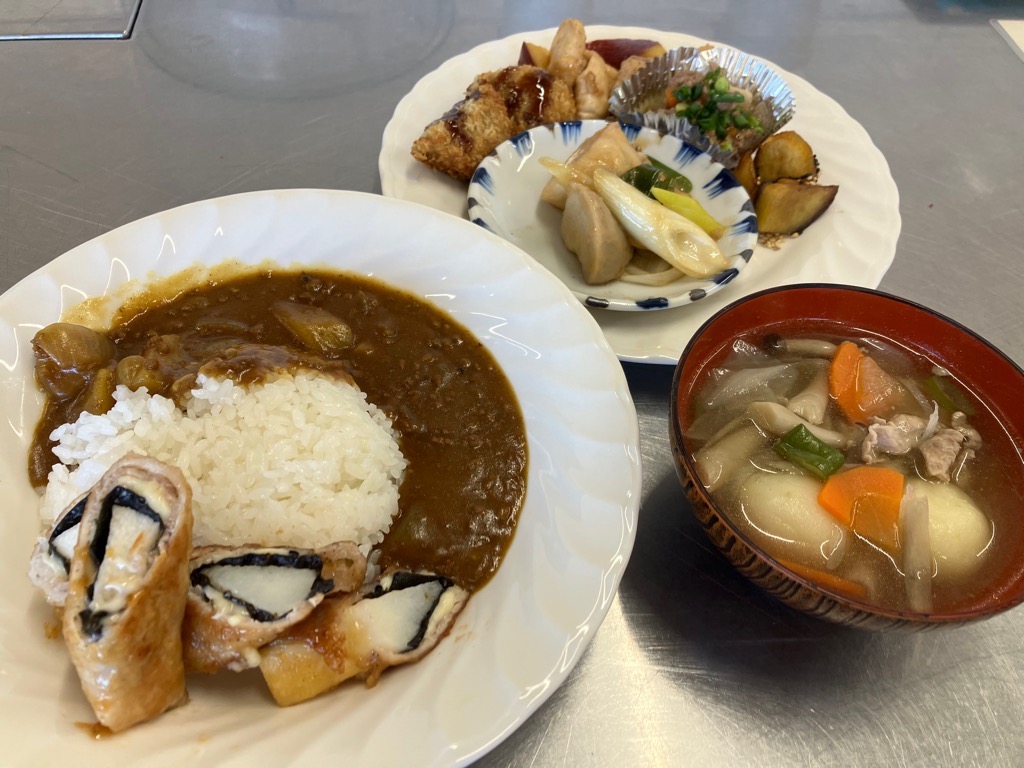 佐野で採れたいも料理の写真
