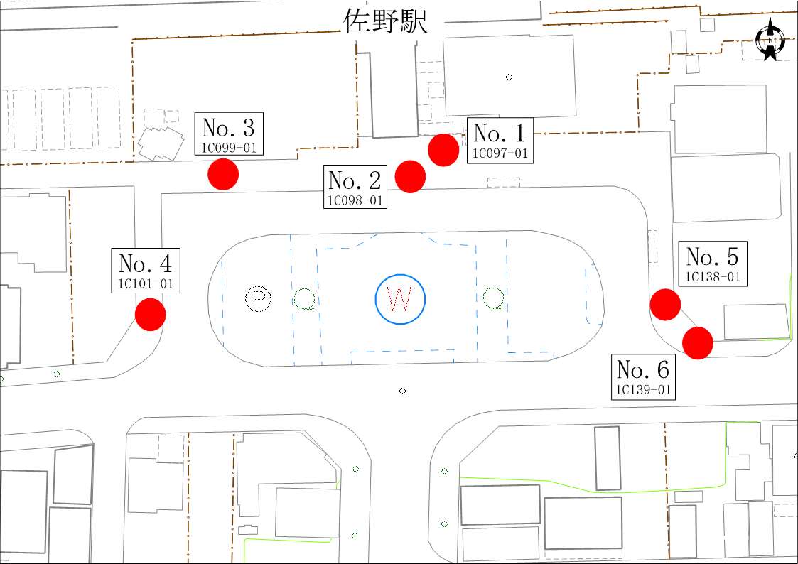 マンホール蓋位置図