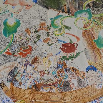 伝承館フレスコ大壁画2025春イベント告知用
