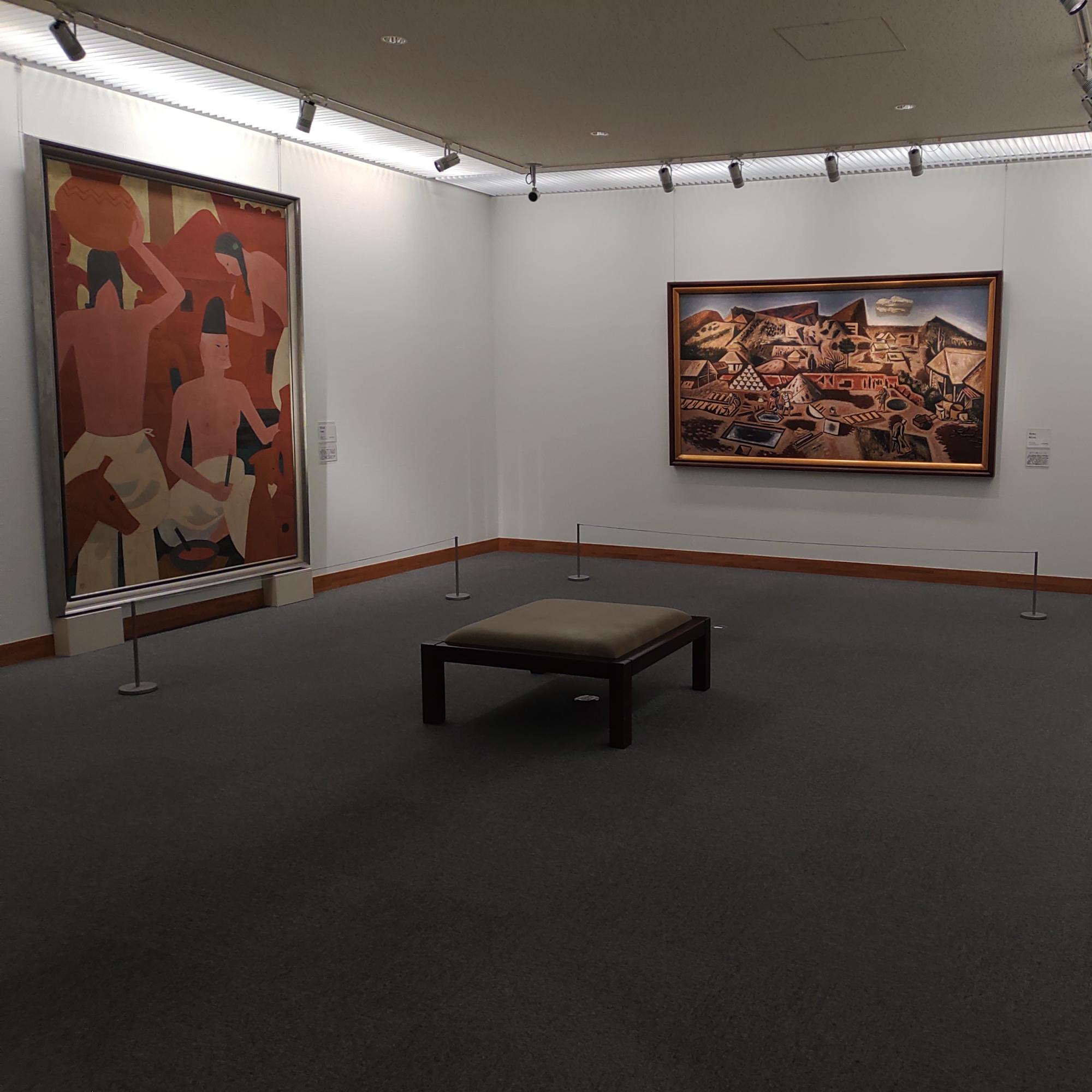 工業と絵画展展示室1