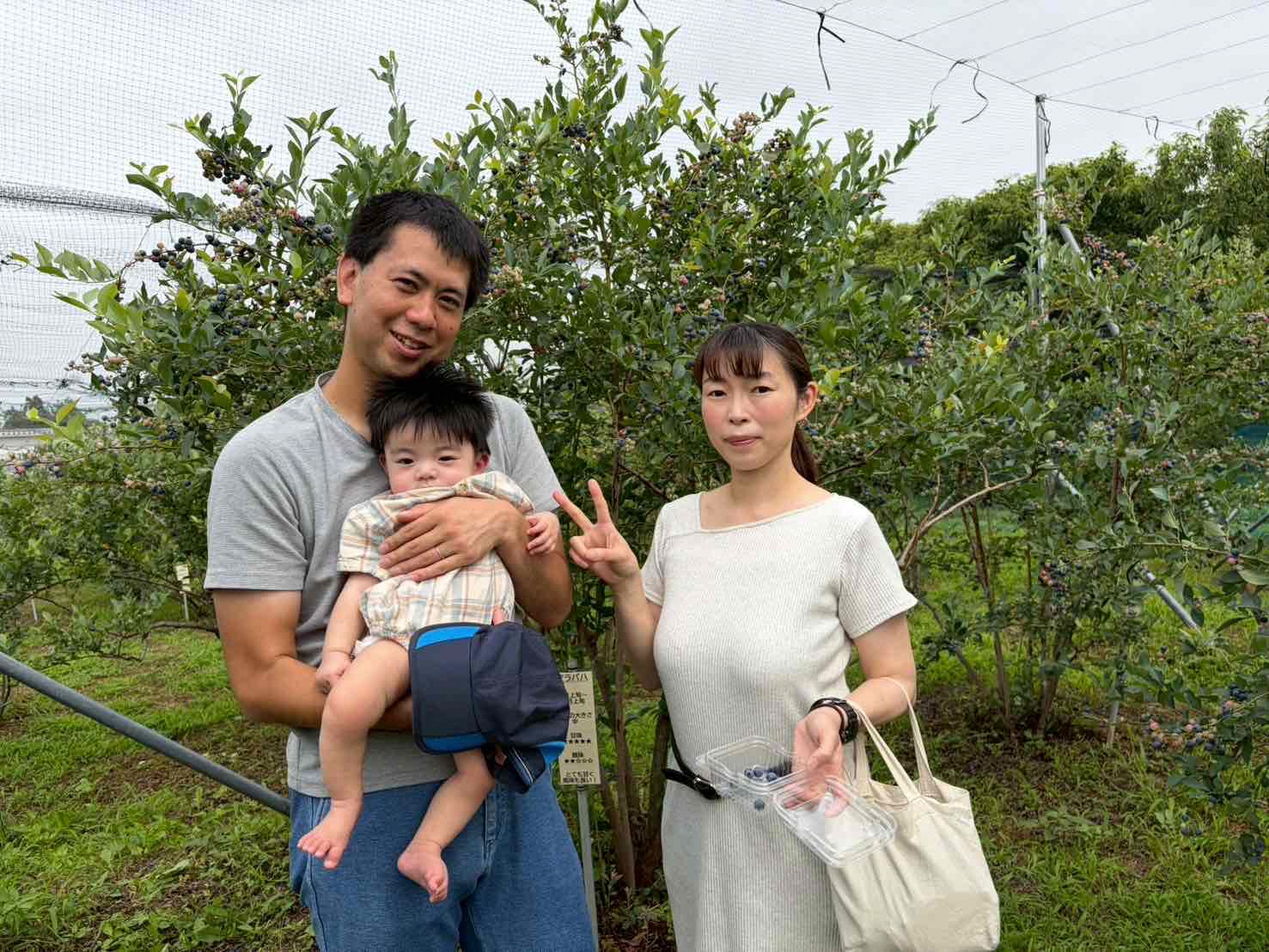 参加者親子3人