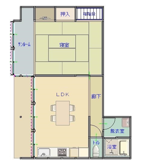 おためし住宅間取図