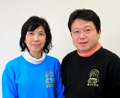 柳川小児科の院長と副院長の写真
