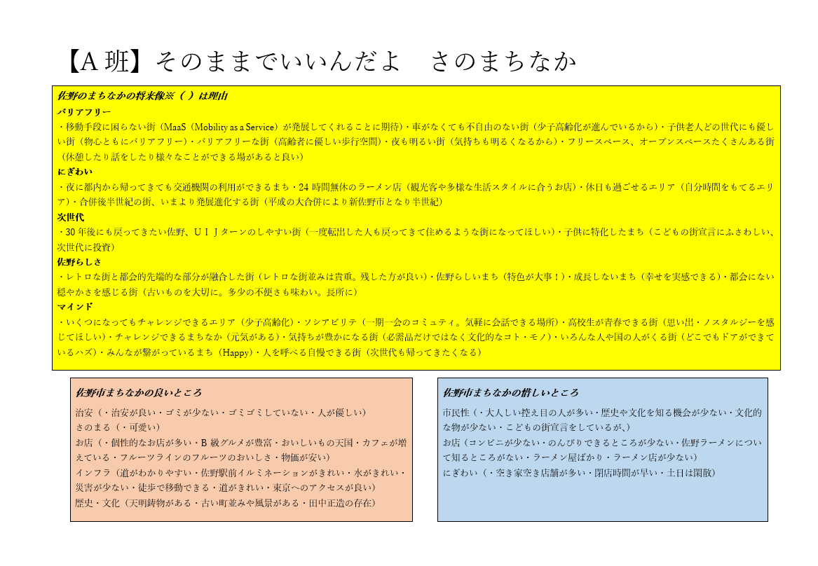 A班