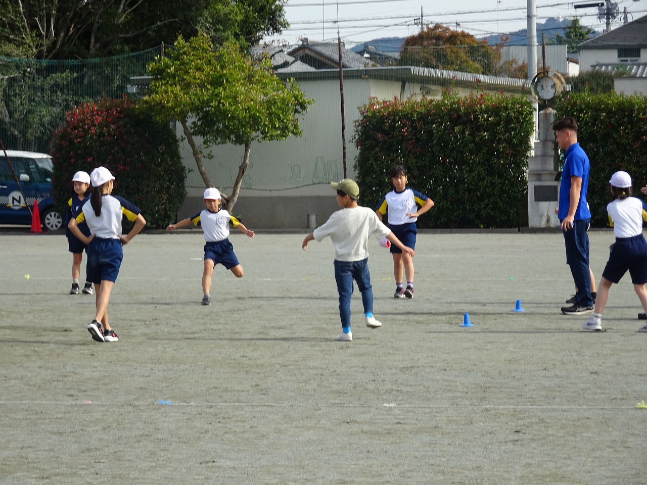 クリケット体験の様子2