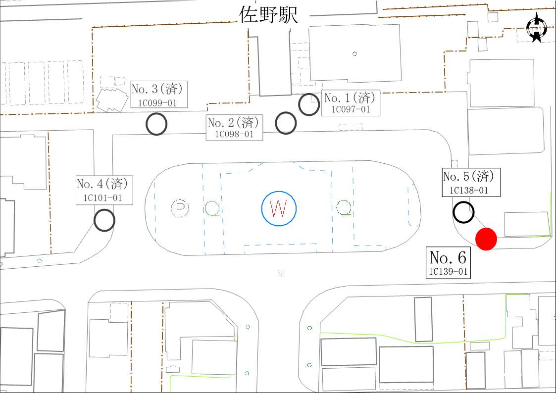 マンホール蓋位置図