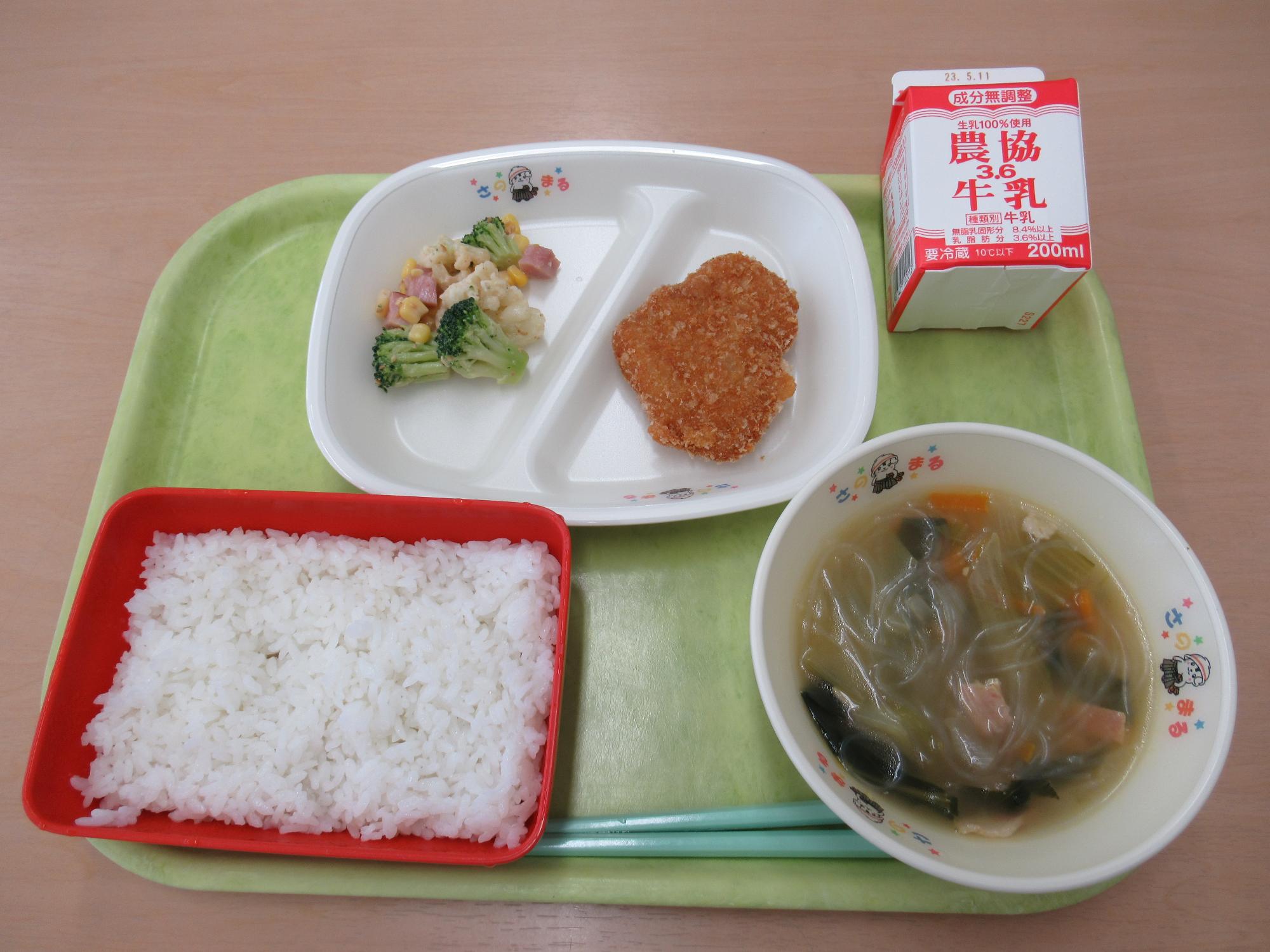 令和5年5月2日南部学校給食センター給食写真