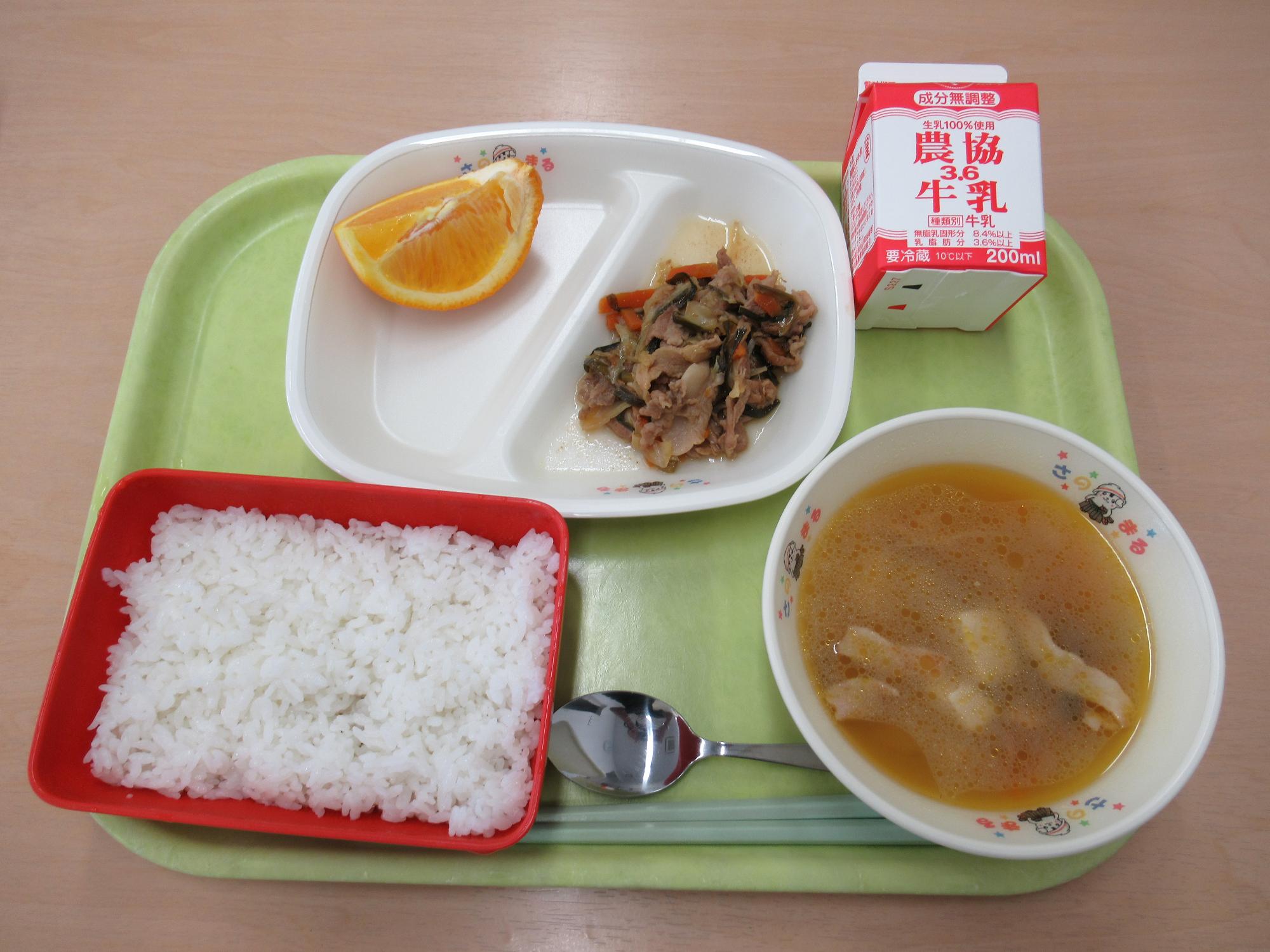 令和5年5月29日南部学校給食センター給食写真