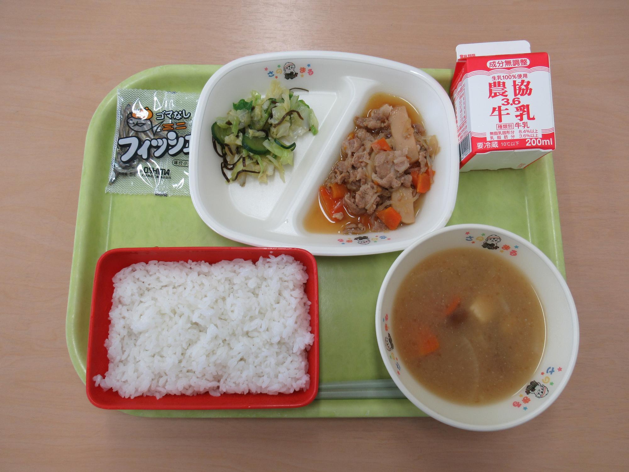 令和5年6月12日南部学校給食センター給食写真