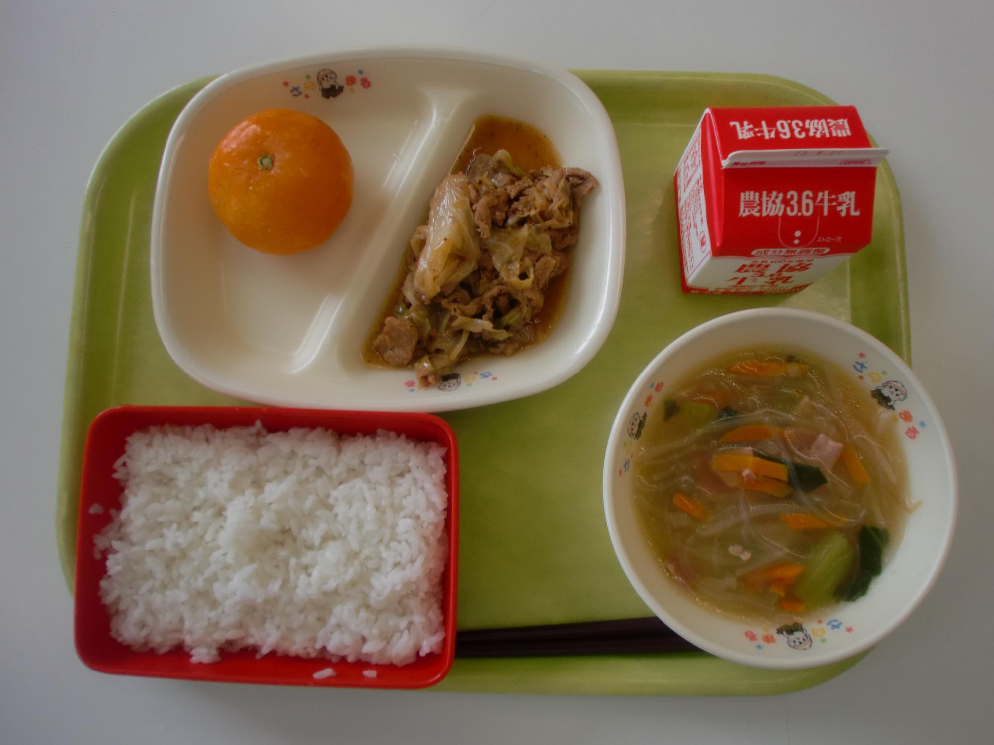 令和5年6月16日北部学校給食センター給食写真