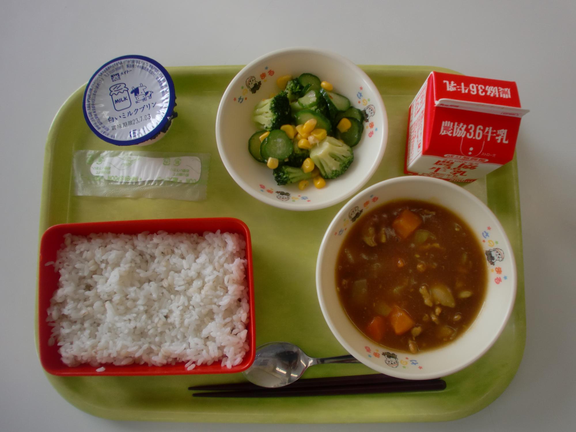 令和5年6月23日北部学校給食センター給食写真