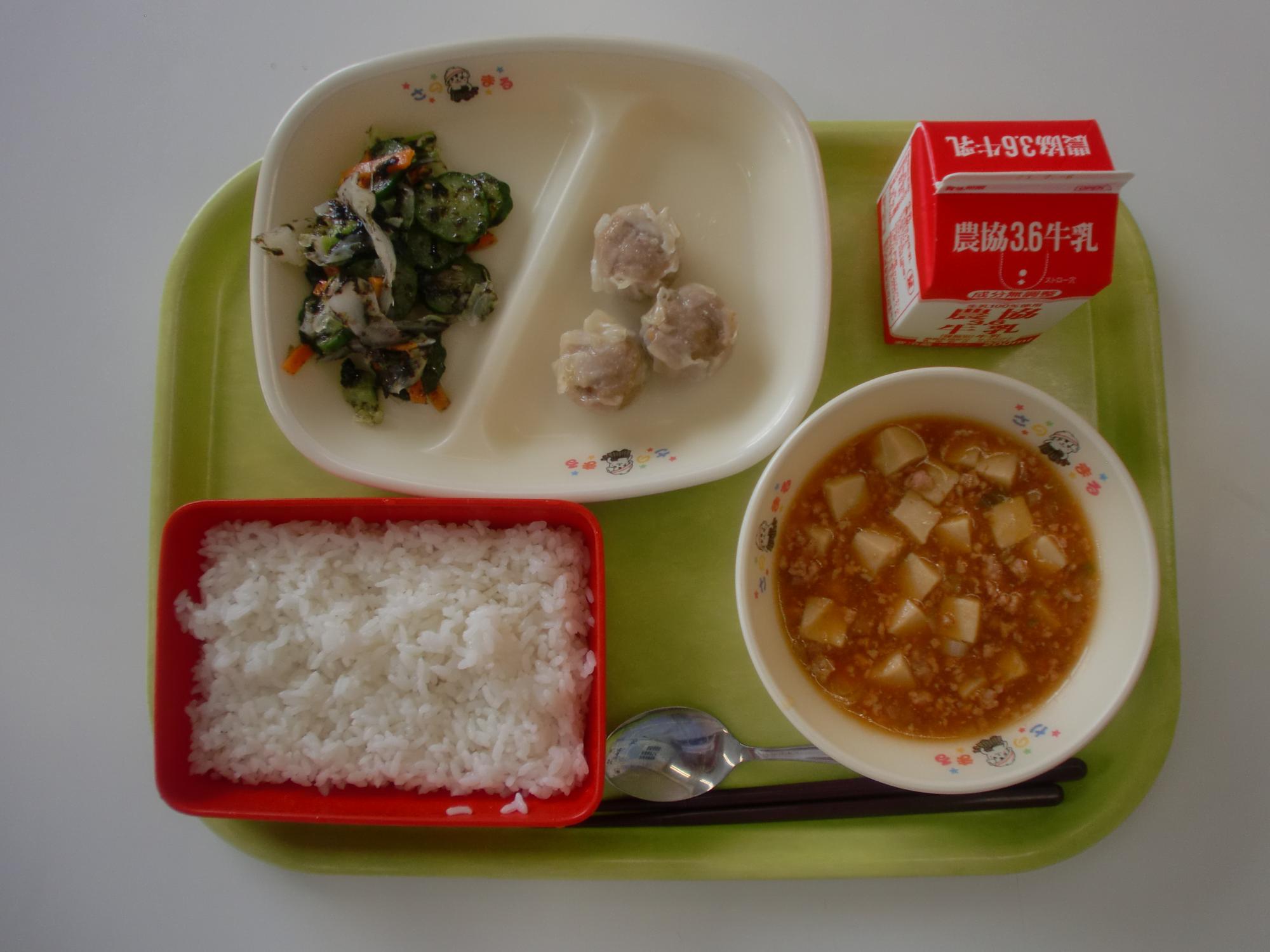 令和5年6月26日北部学校給食センター給食写真