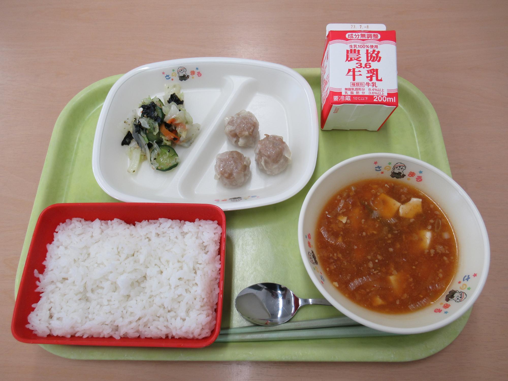 令和5年6月27日南部学校給食センター給食写真