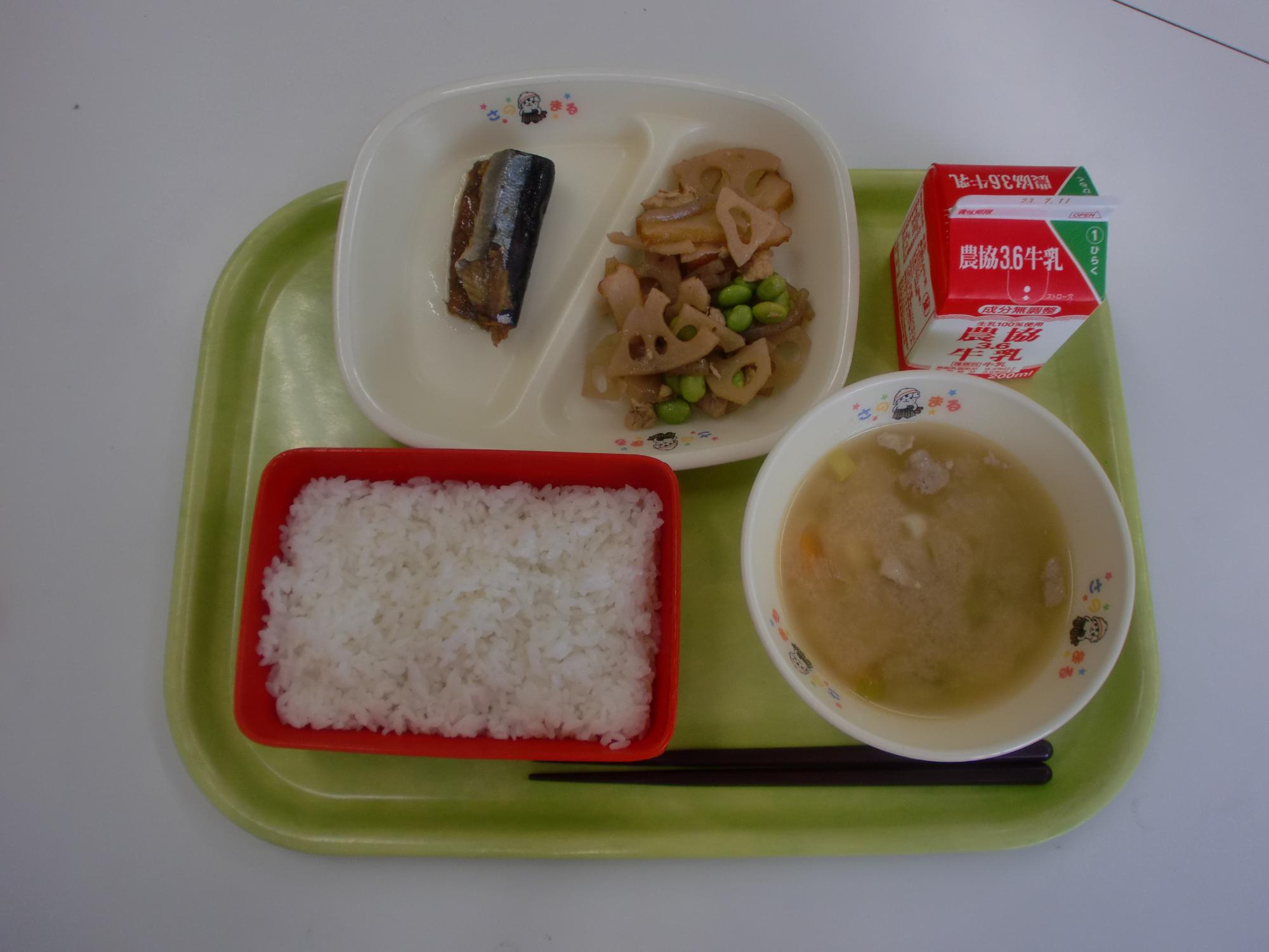 令和5年6月30日北部学校給食センター給食写真