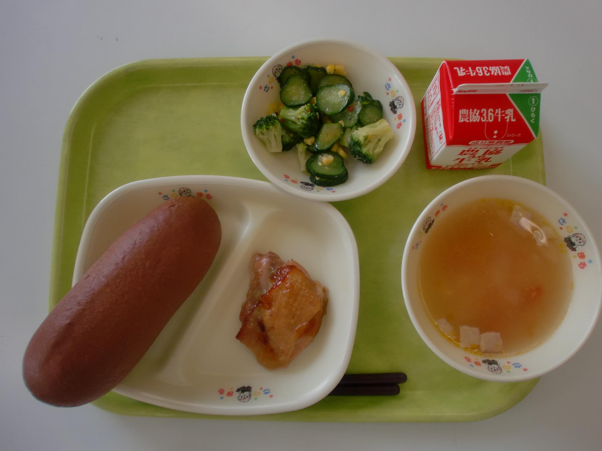 令和5年7月4日北部学校給食センター給食写真