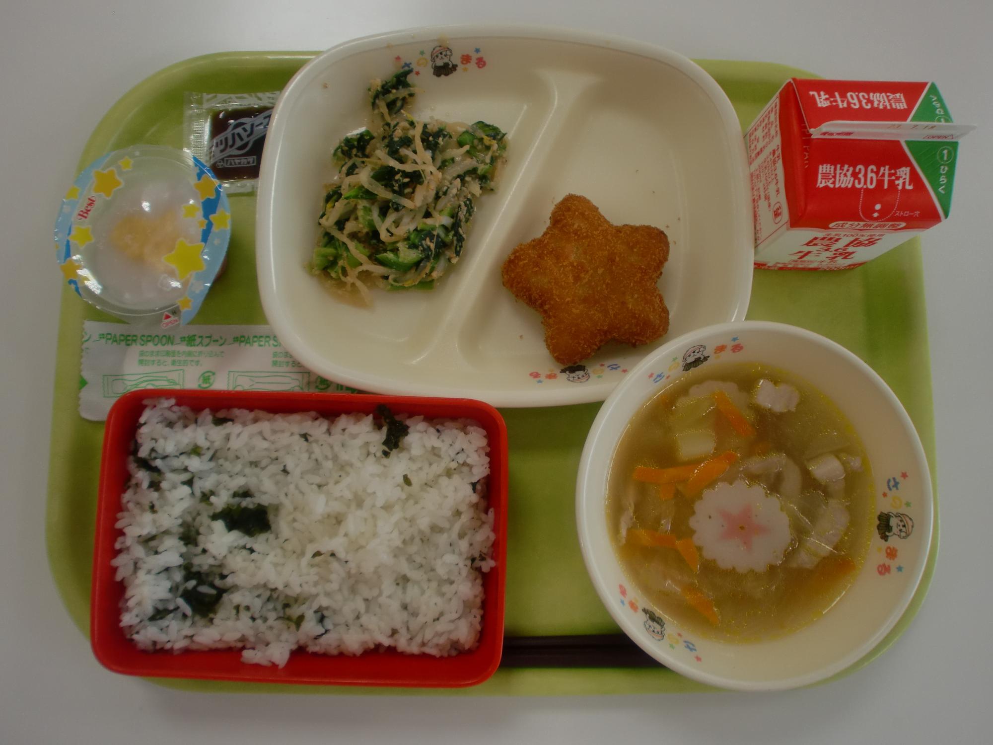 令和5年7月7日北部学校給食センター給食写真