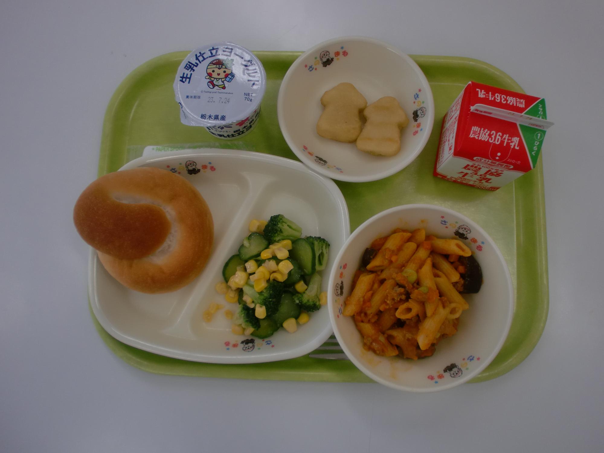 令和5年7月13日北部学校給食センター給食写真