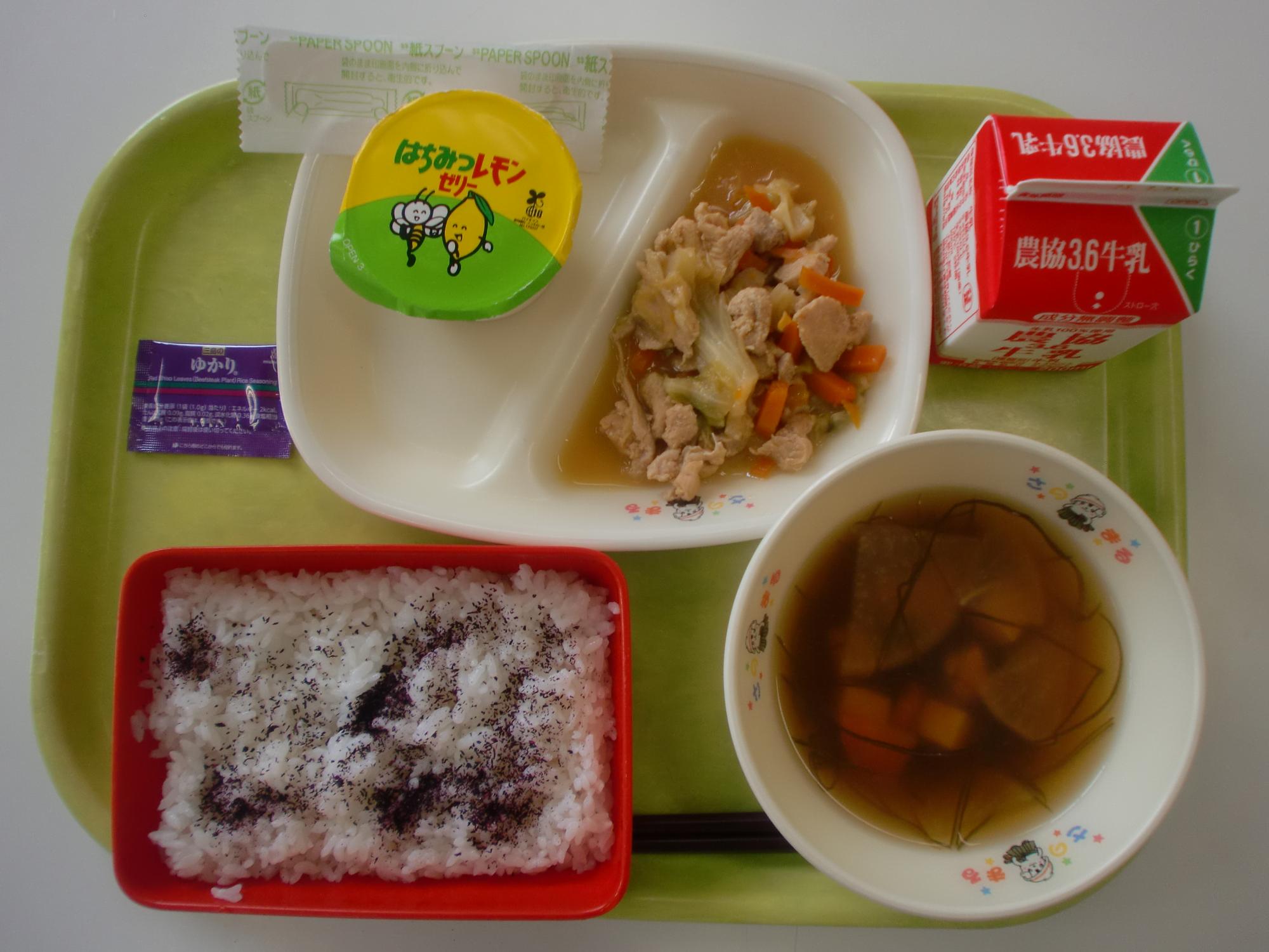 令和5年7月14日北部学校給食センター給食写真