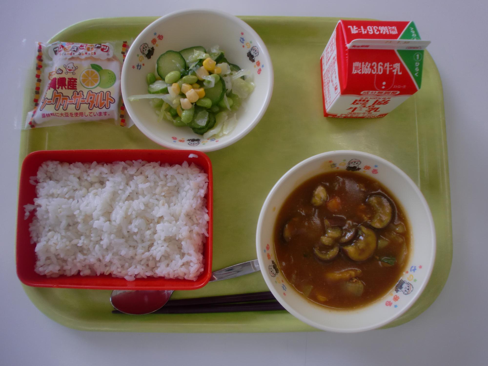 令和5年7月19日北部学校給食センター給食写真