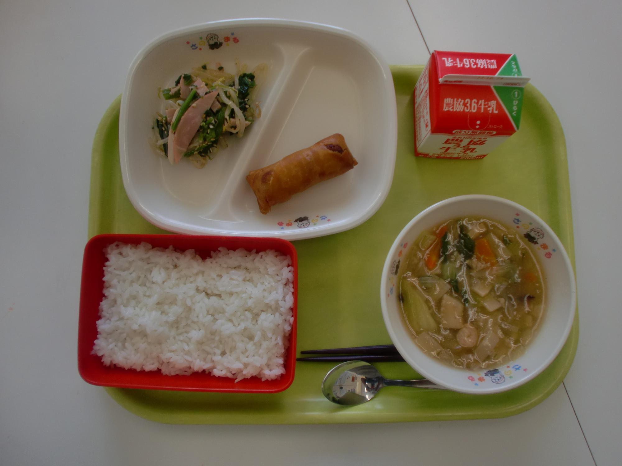 令和5年10月13日北部学校給食センター給食写真