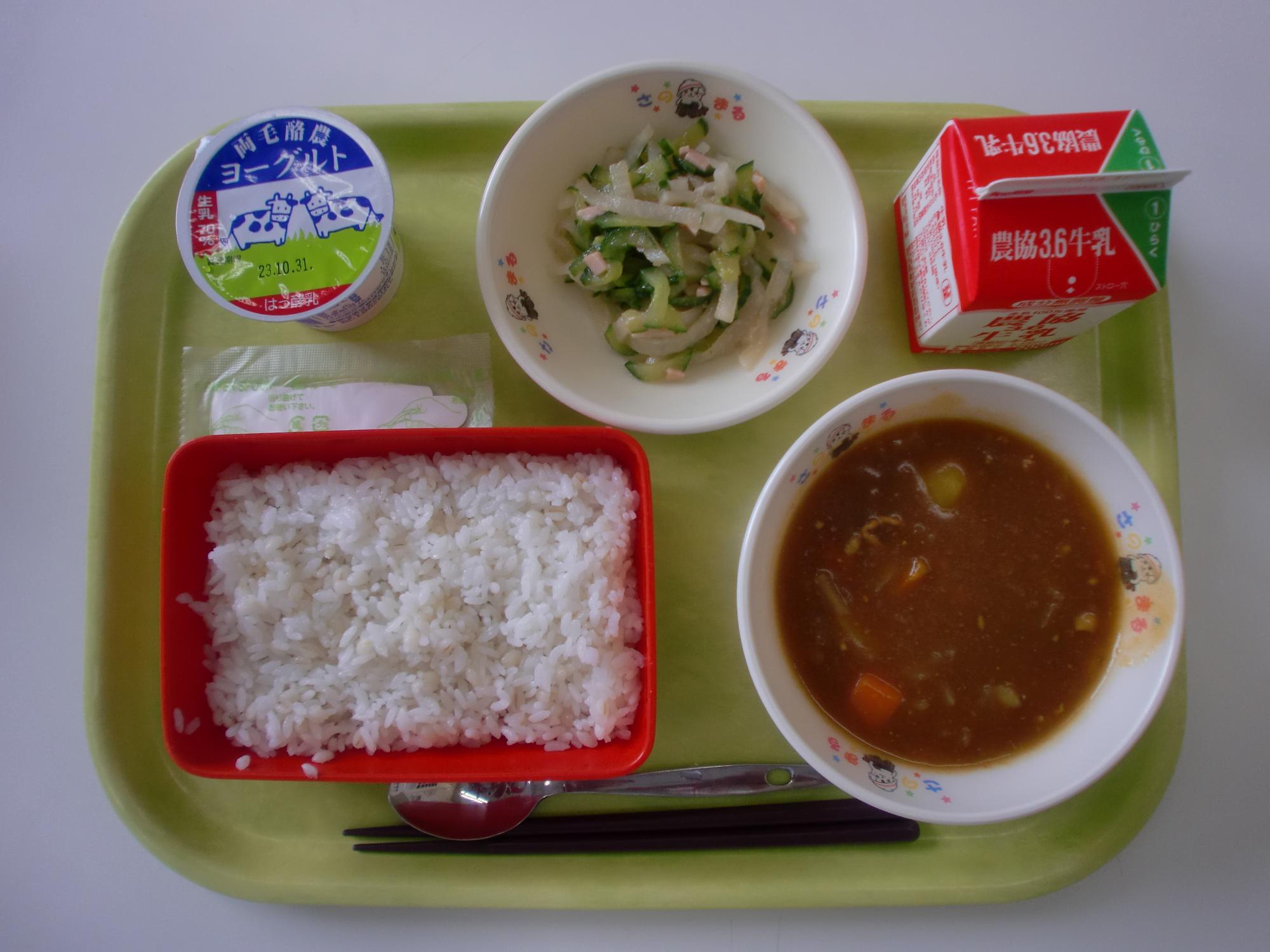 令和5年10月20日北部学校給食センター給食写真