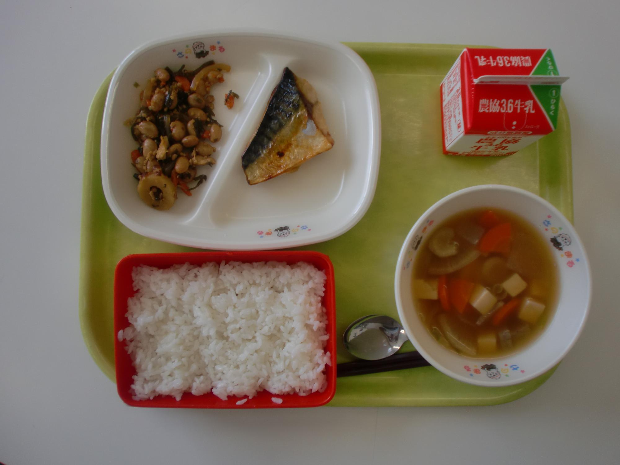 令和5年10月23日北部学校給食センター給食写真