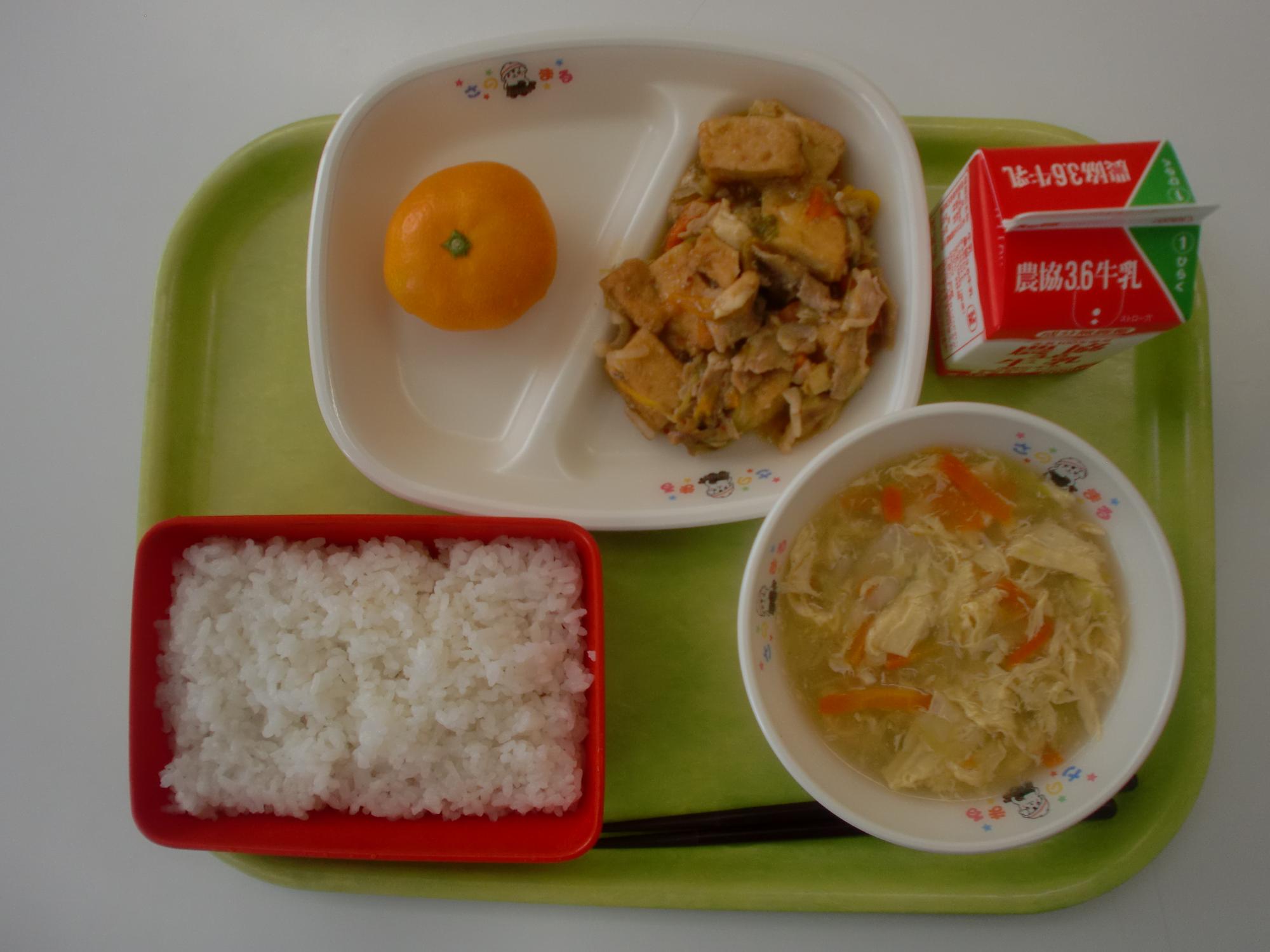 令和5年11月22日北部学校給食センター給食写真