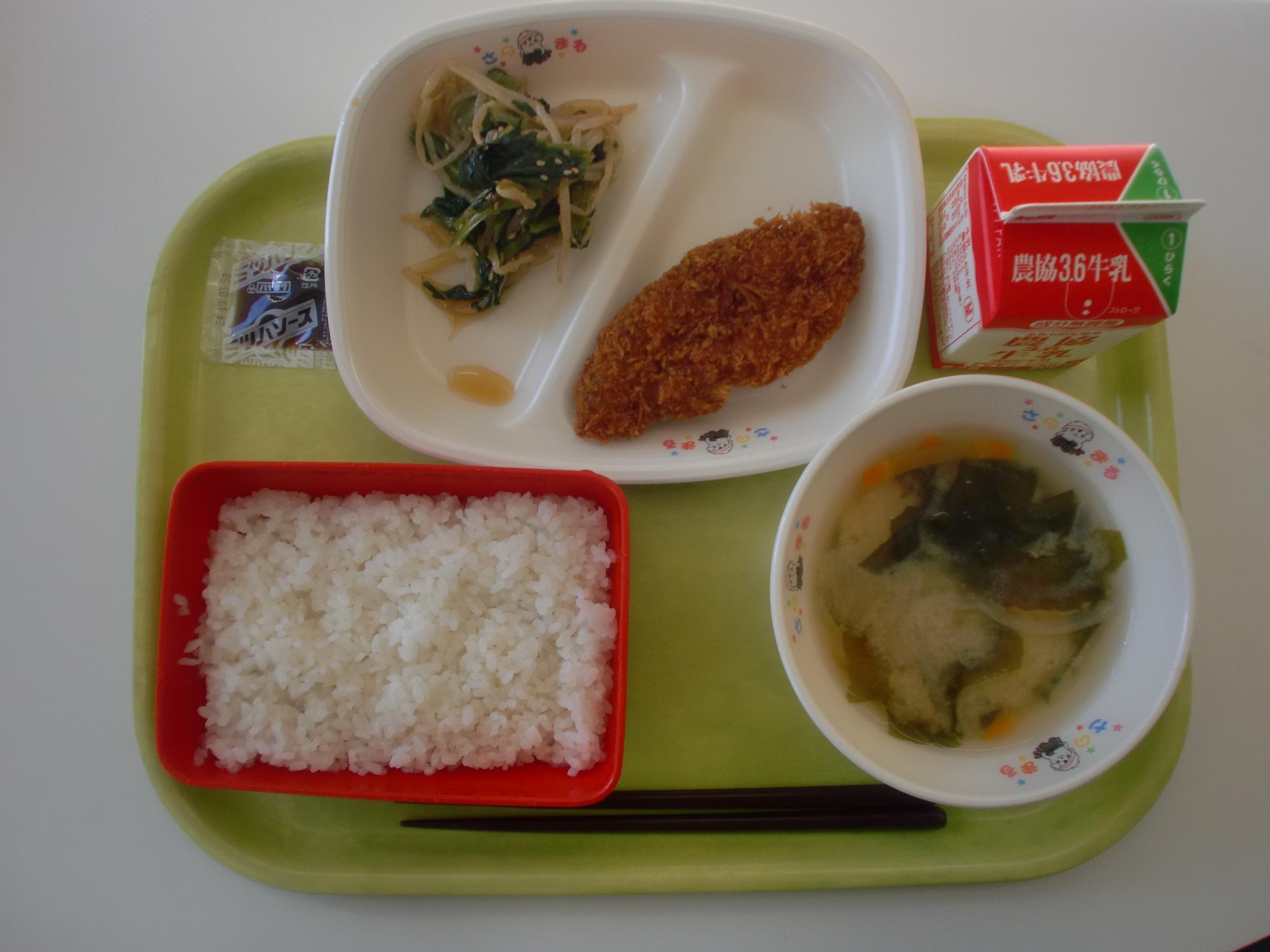 令和5年12月1日北部学校給食センター給食写真