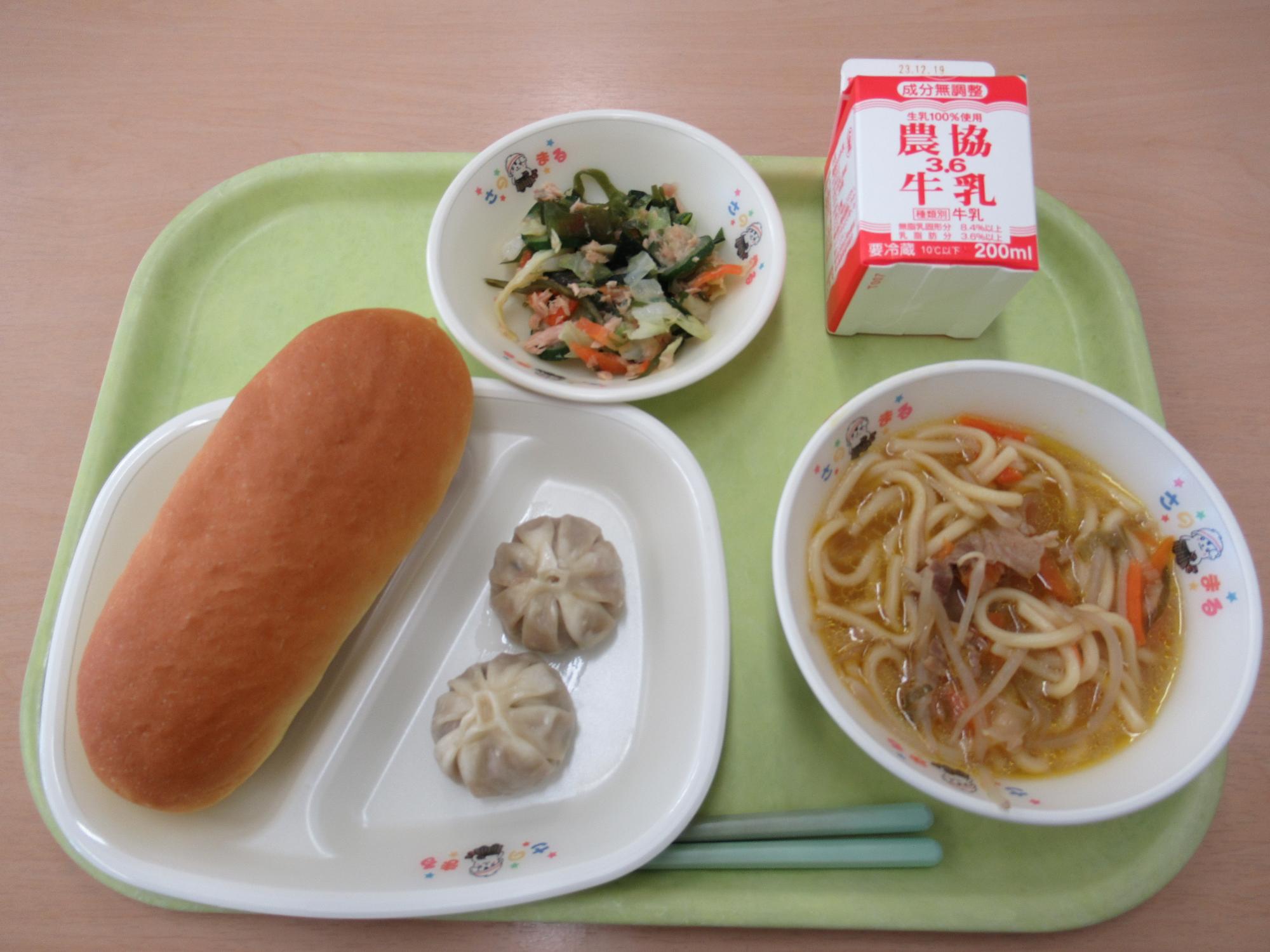 令和5年12月8日南部学校給食センター給食写真