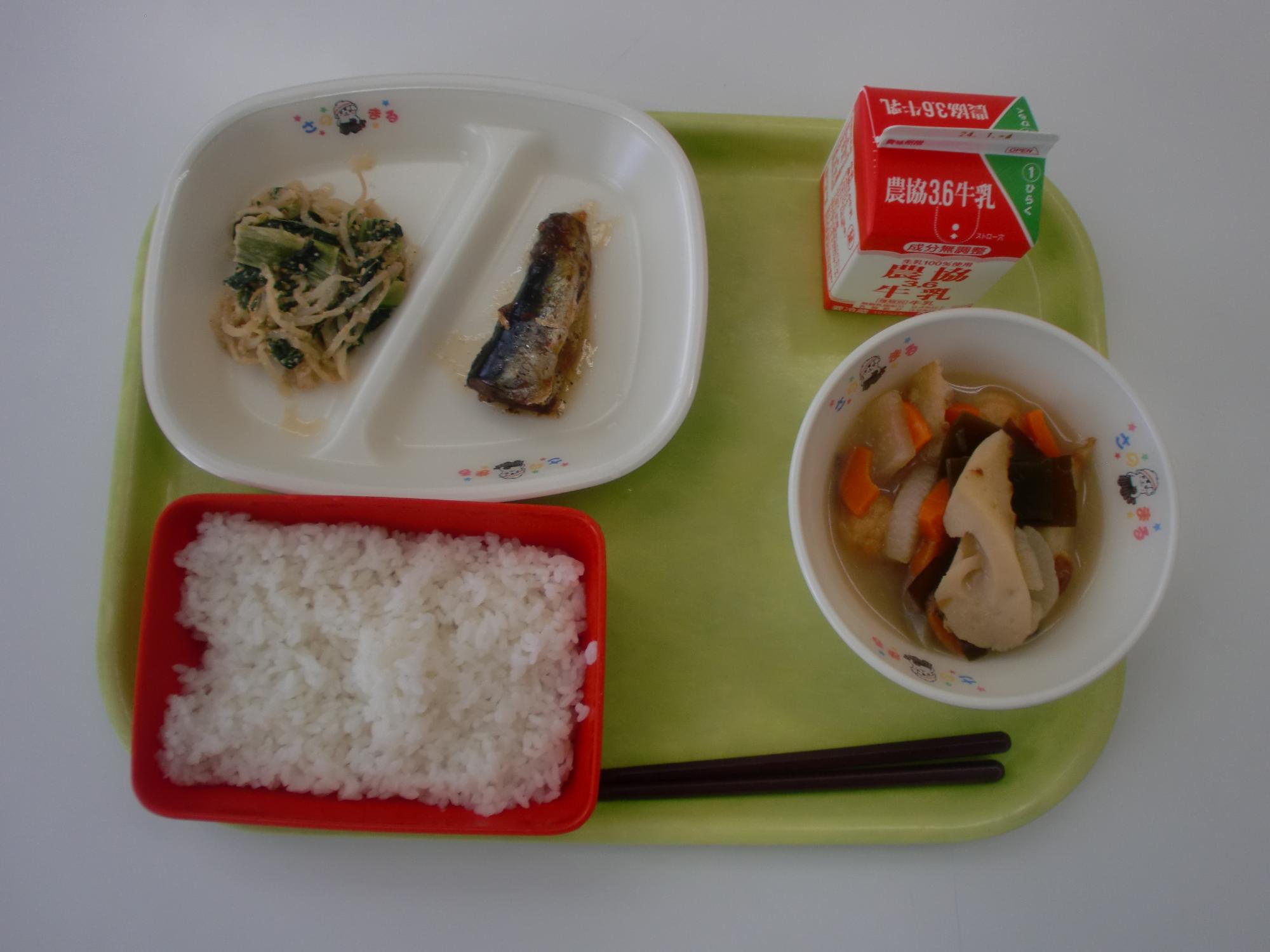 令和5年12月25日北部学校給食センター給食写真