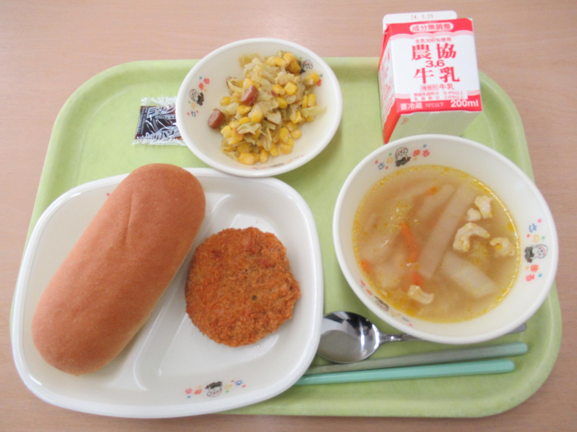 令和6年1月12日南部学校給食センター給食写真