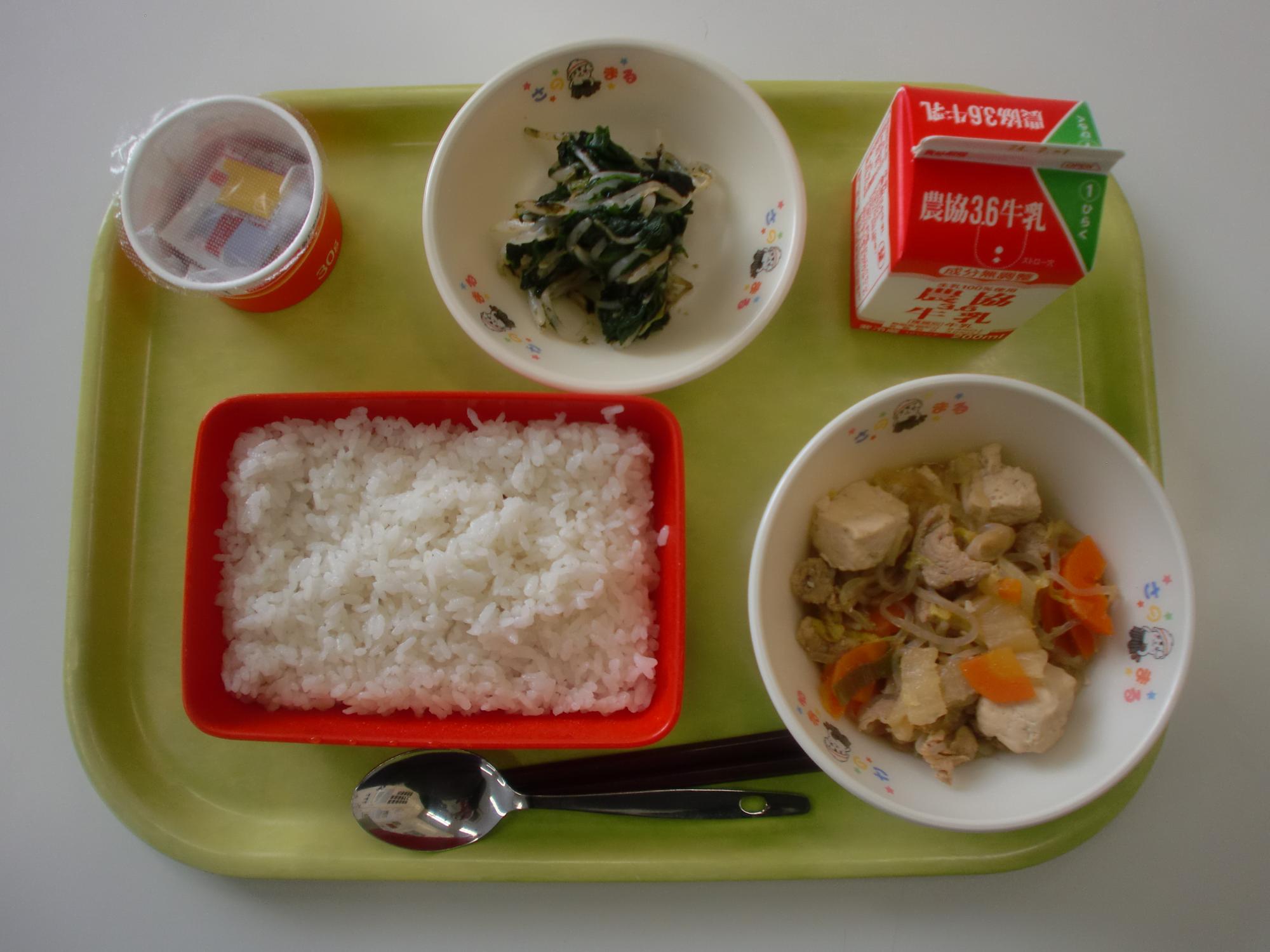 令和6年1月22日北部学校給食センター給食写真