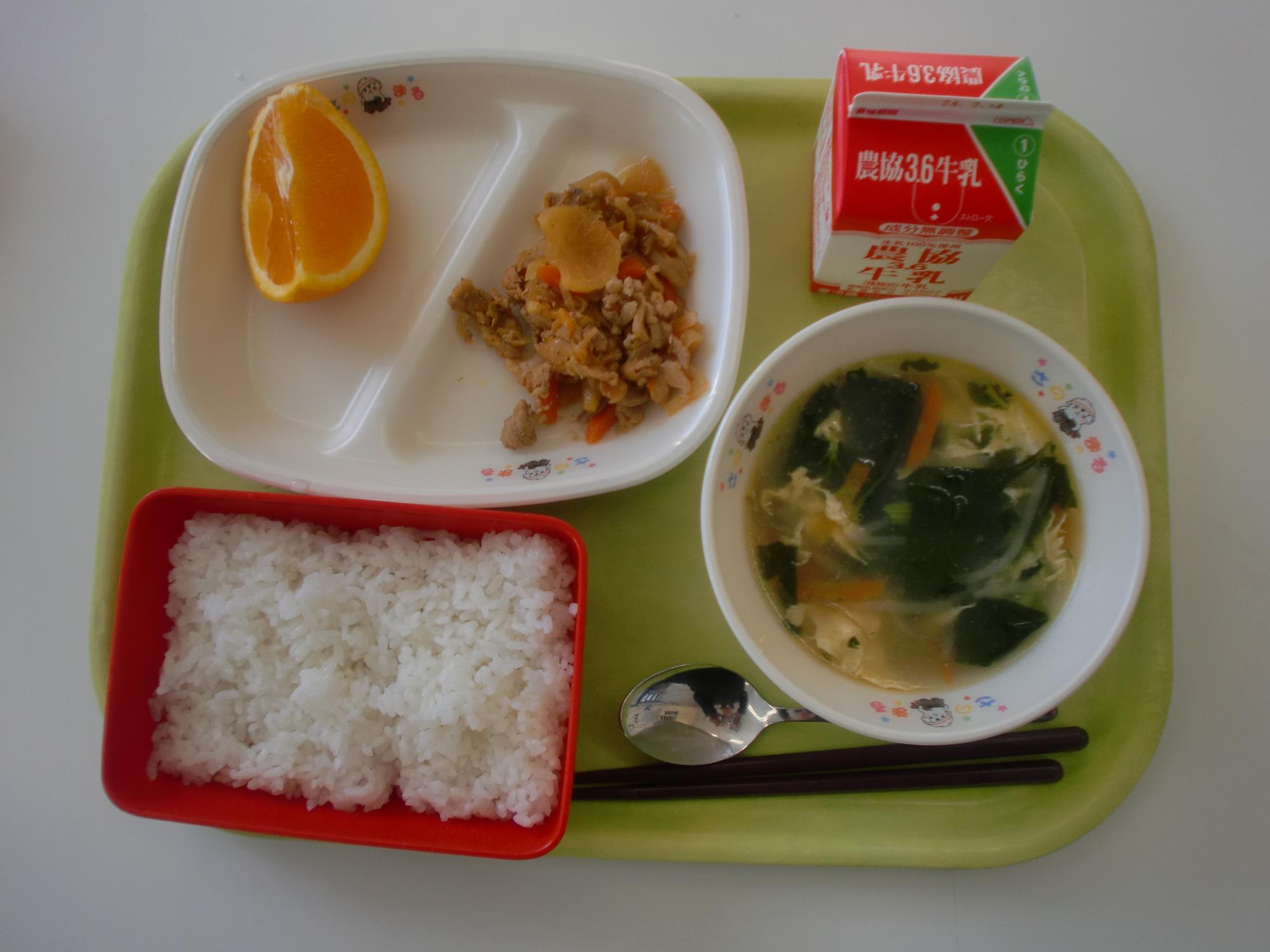 令和6年1月24日北部学校給食センター給食写真