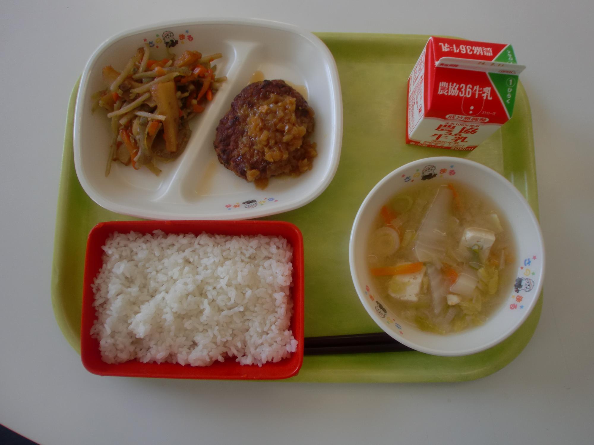 令和6年1月31日北部学校給食センター給食写真