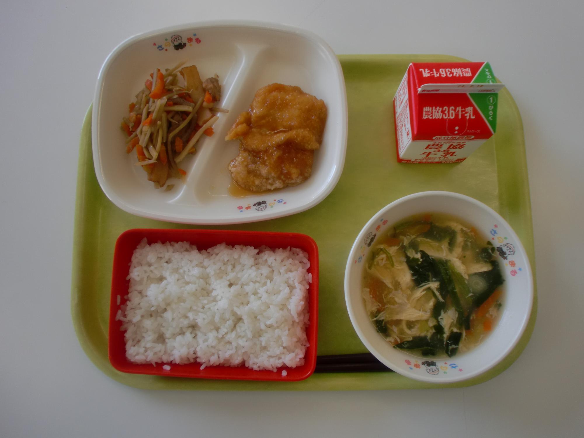 令和6年2月7日北部学校給食センター給食写真