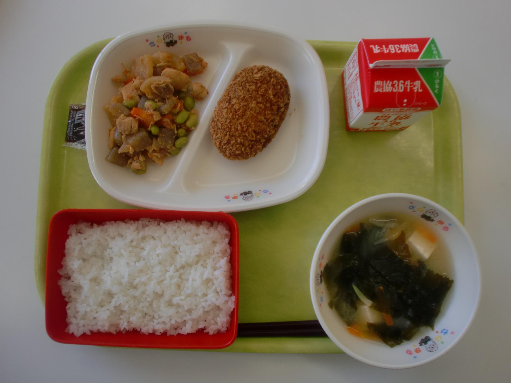 令和6年2月16日北部学校給食センター給食写真