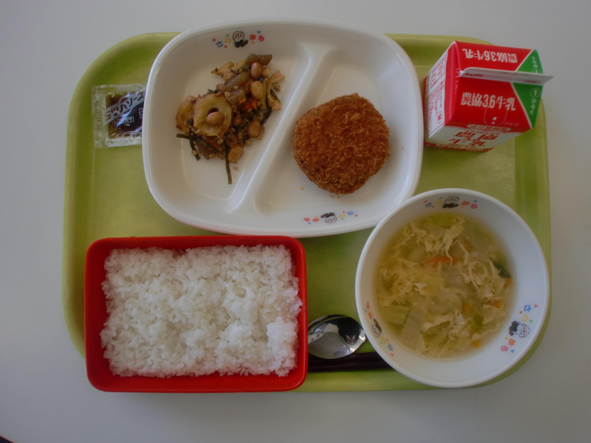 令和6年2月26日北部学校給食センター給食写真