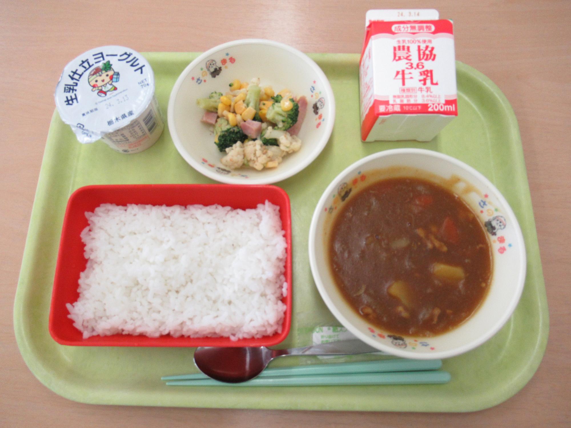 令和6年3月4日南部学校給食センター給食写真