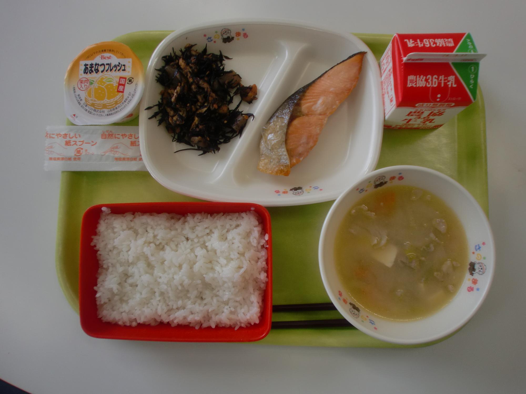 令和6年3月6日北部学校給食センター給食写真