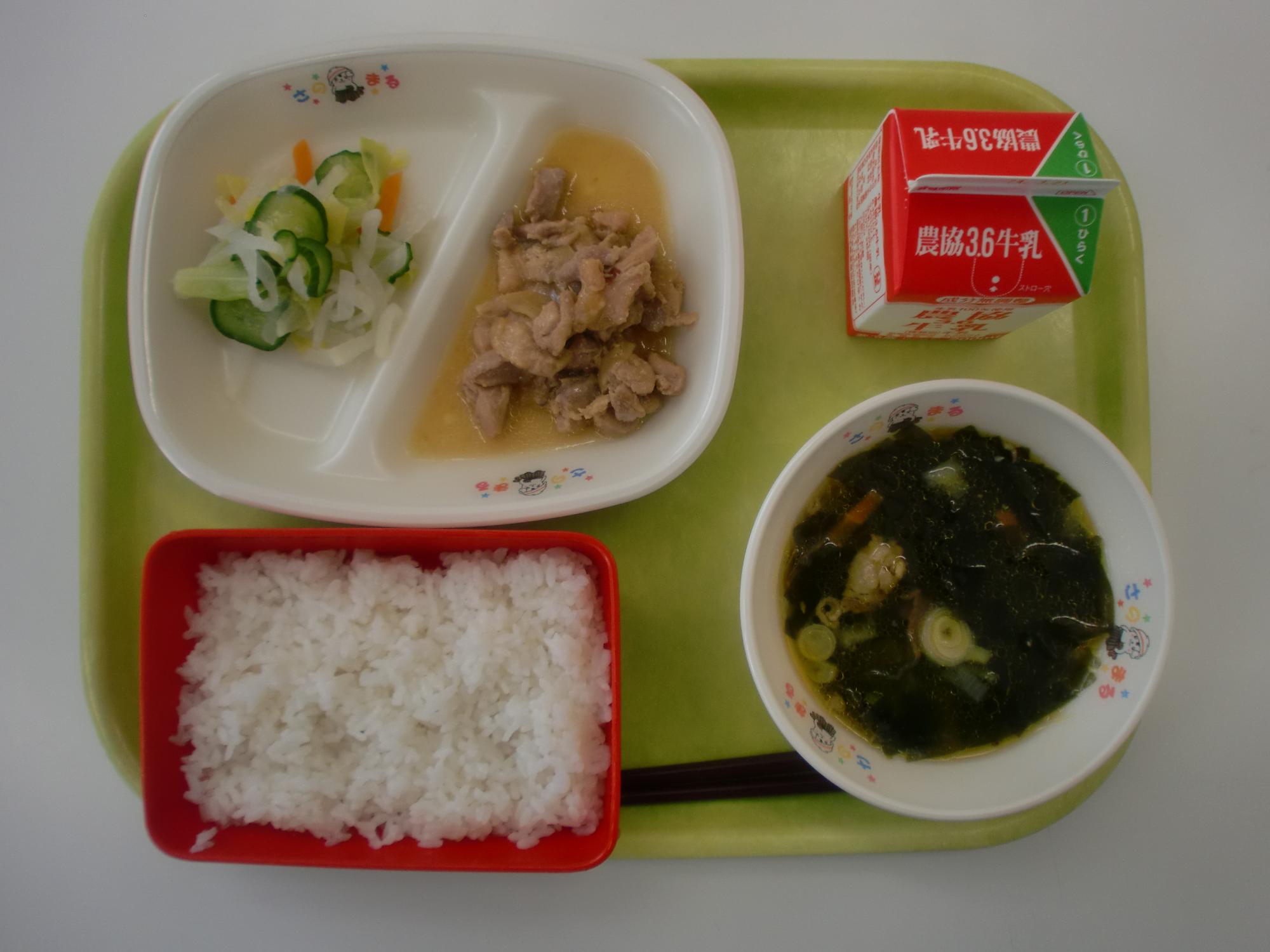 令和6年3月11日北部学校給食センター給食写真