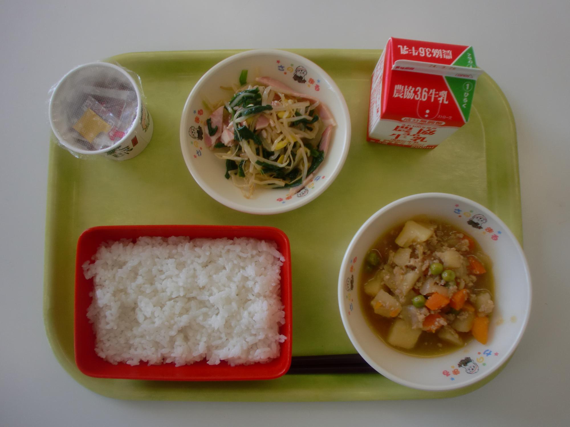 令和6年3月15日北部学校給食センター給食写真