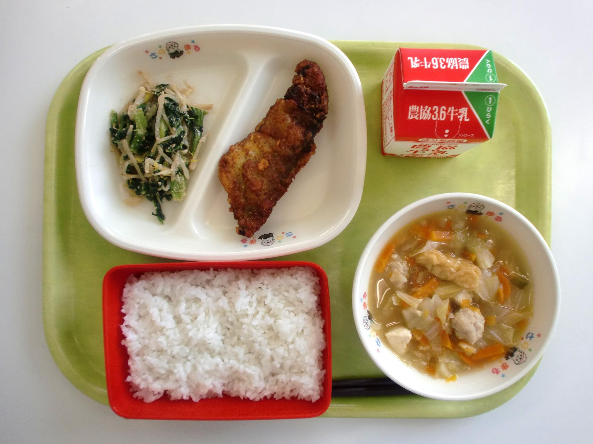 令和8年5月20日北部学校給食センター給食写真