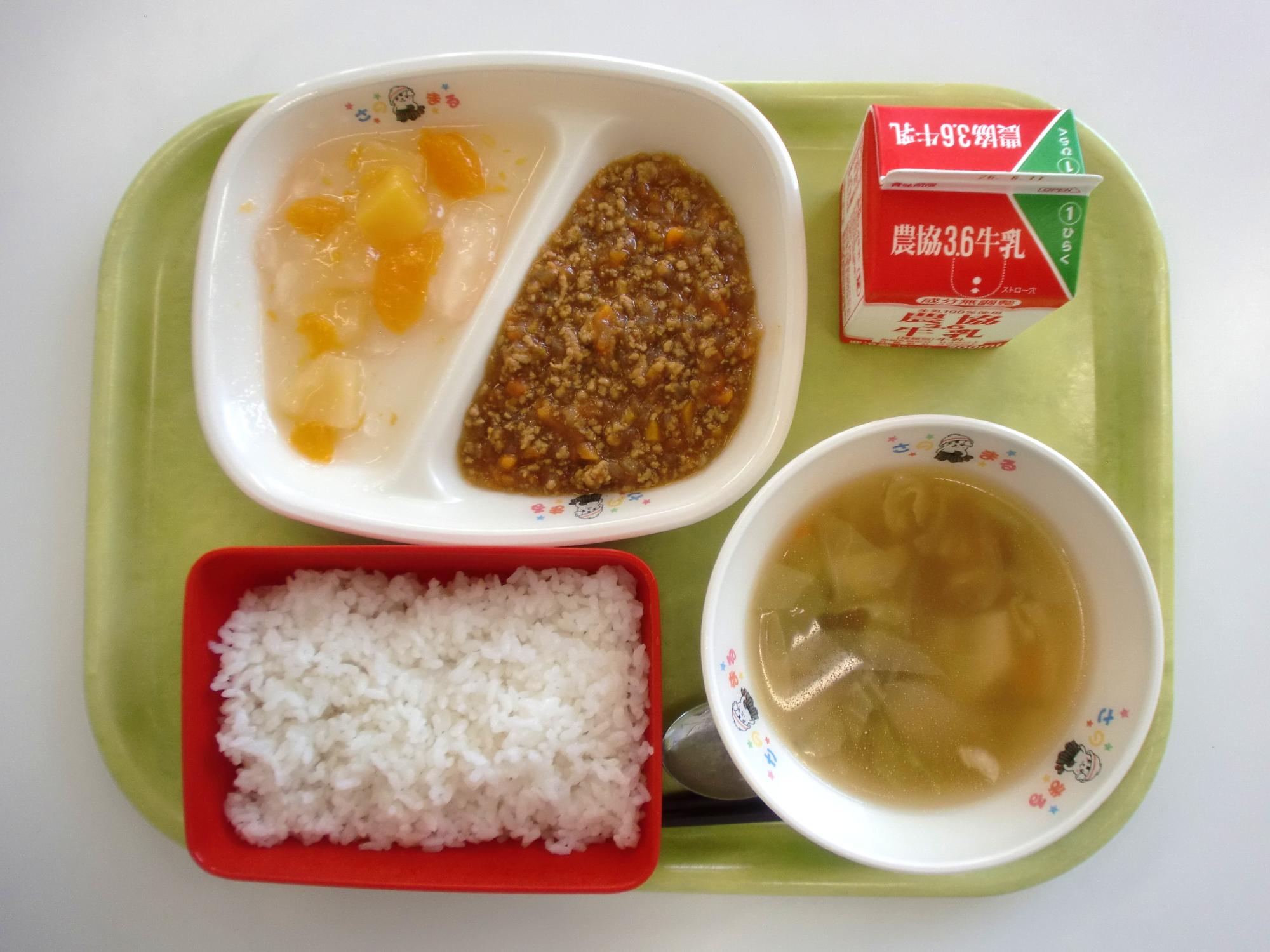 令和8年6月1日北部学校給食センター給食写真