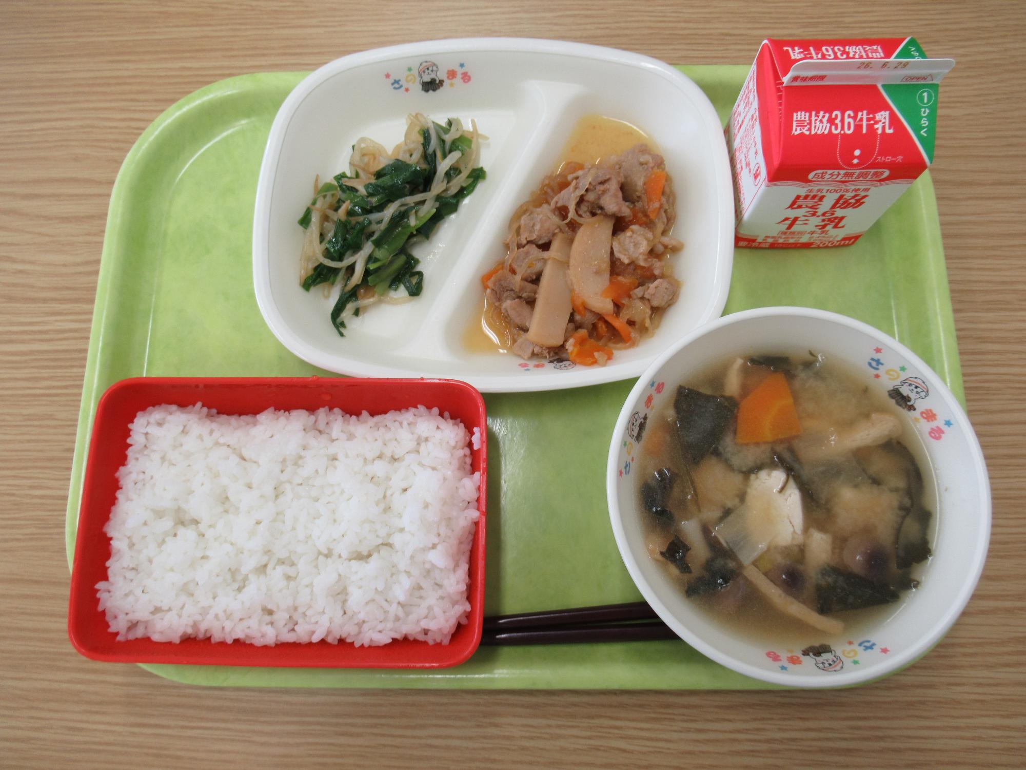 令和8年6月18日南部学校給食センター給食写真