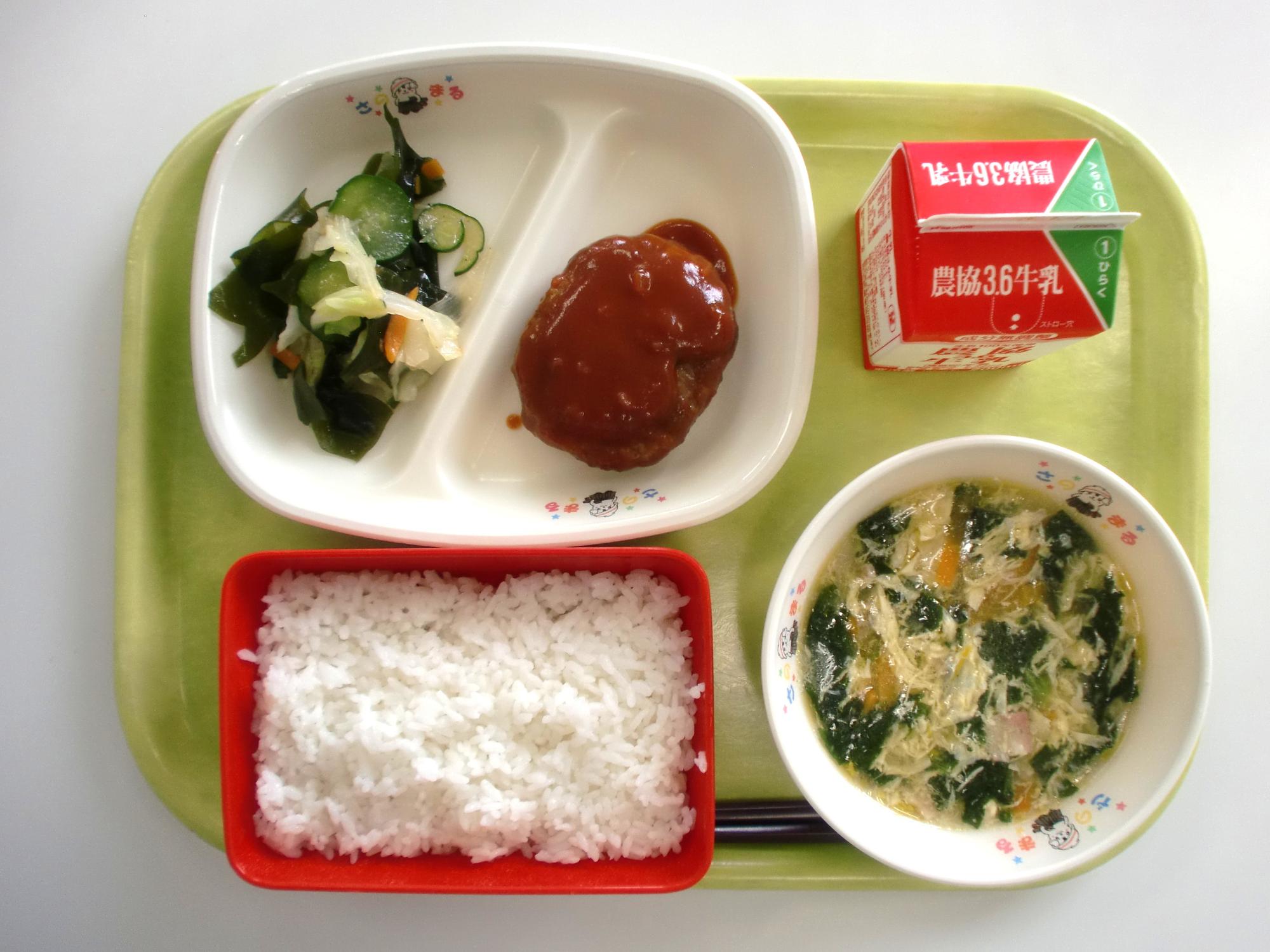 令和8年6月22日北部学校給食センター給食写真