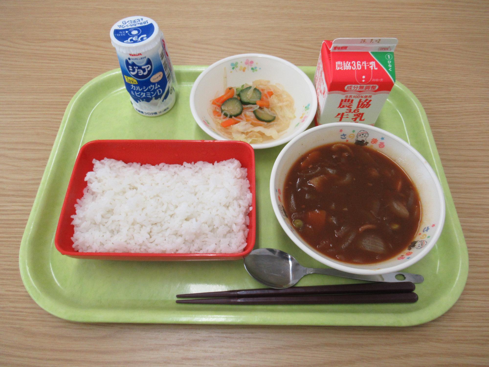 令和8年6月22日南部学校給食センター給食写真