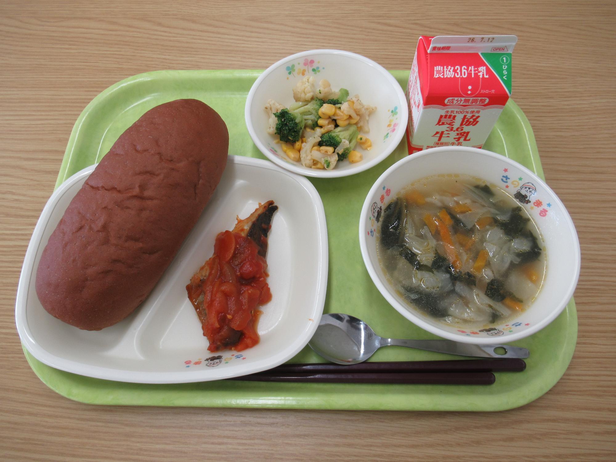 令和8年7月1日南部学校給食センター給食写真