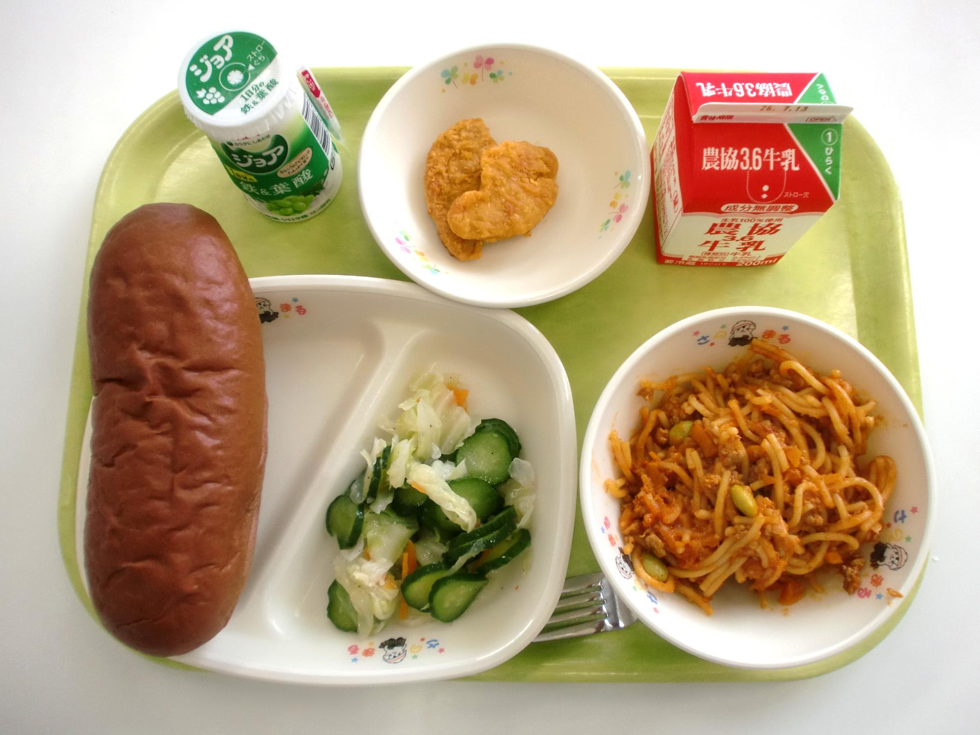 令和8年7月2日北部学校給食センター給食写真